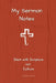 My Sermon Notes: Start with Scripture not Culture by Creed Press