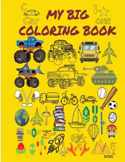 Coloring Book for Boys by Msa