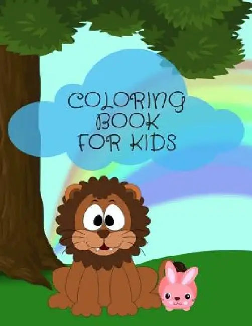 COLORING Book For Kids: Ages 4-8 Childhood Learning, Preschool Activity Book 100 Pages Size 8x10 Inch by Maxima Mozley