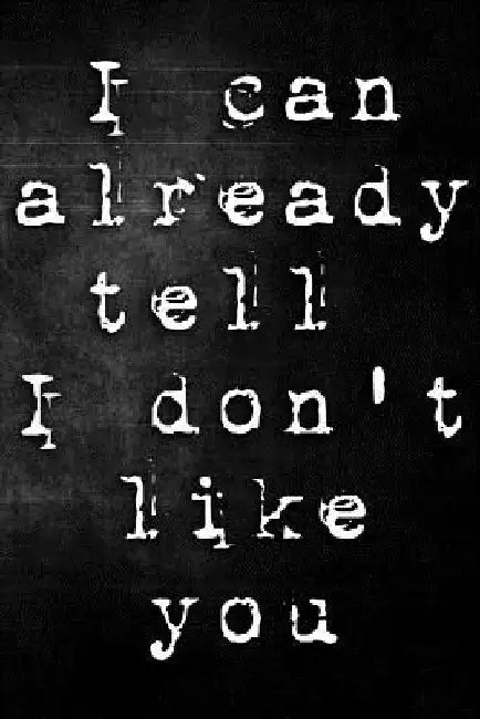 I Can Already Tell I Don't Like You by Erik Watts