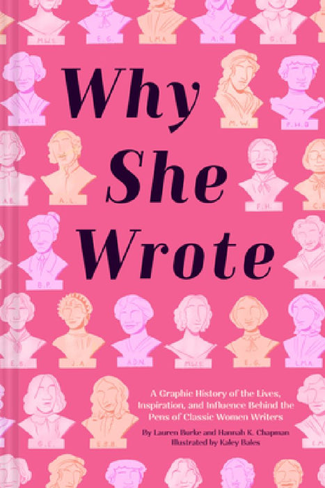 Why She Wrote: A Graphic History of the Lives, Inspiration, and Influence Behind the Pens of Classic Women Writers by Lauren Burke