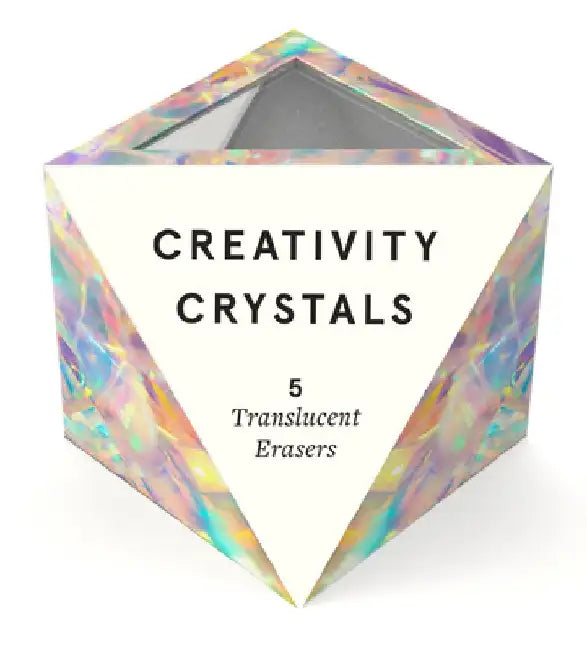 Creativity Crystals: 5 Translucent Erasers by Chronicle Books