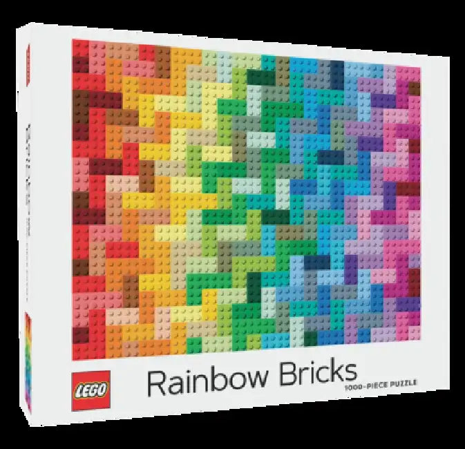 Lego Rainbow Bricks 1000-Piece Puzzle by Chronicle Books