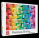 Lego Rainbow Bricks 1000-Piece Puzzle by Chronicle Books