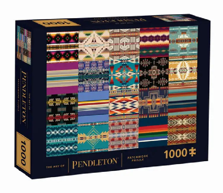 The Art of Pendleton Patchwork 1000-Piece Puzzle by Pendleton Woolen Mills