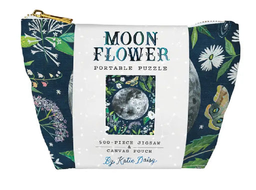 Moonflower Portable Puzzle by Katie Daisy