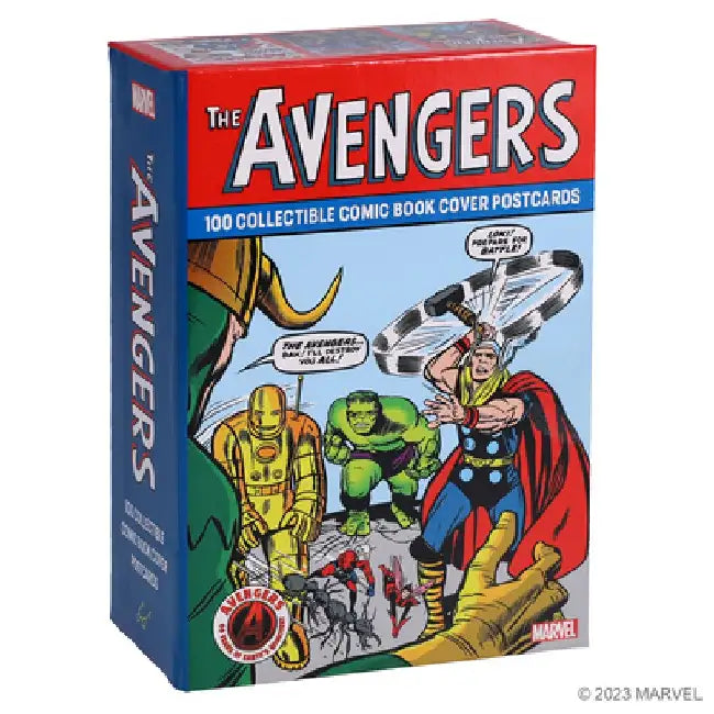 Avengers: 100 Collectible Comic Book Cover Postcards by Marvel Entertainment