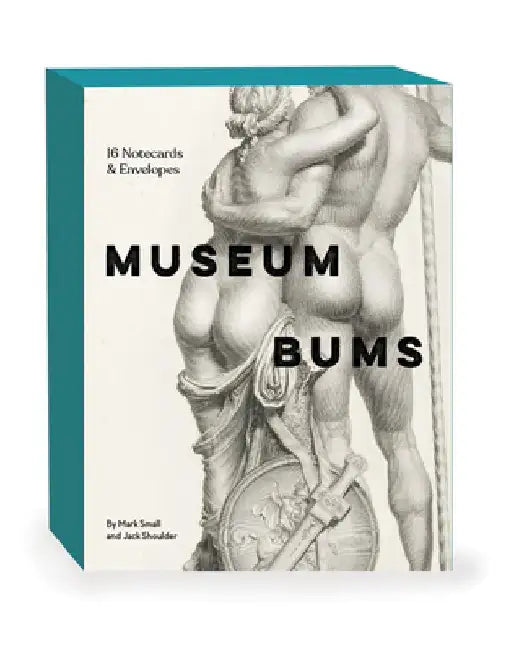Museum Bums Notecards by Jack Shoulder