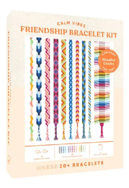 Mindful Crafts: Calm Vibes Friendship Bracelet Kit by Chronicle Books