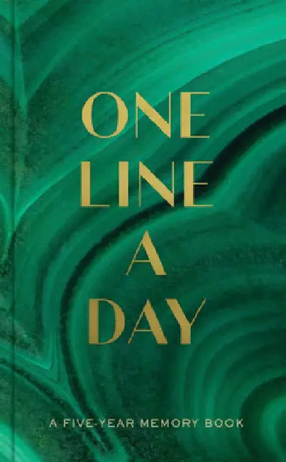 Malachite Green One Line a Day by Chronicle Books