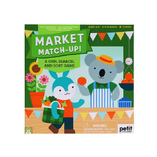 Market Match-Up!: A Spin, Search, and Sort Game by Petit Collage
