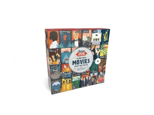 50 Must-Watch Movies Bucket List 1000-Piece Puzzle by Ridley's Games