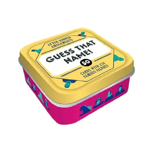 After Dinner Amusements: Guess That Name!: 50 Cards with 250 Famous Figures by Chronicle Chronicle Books