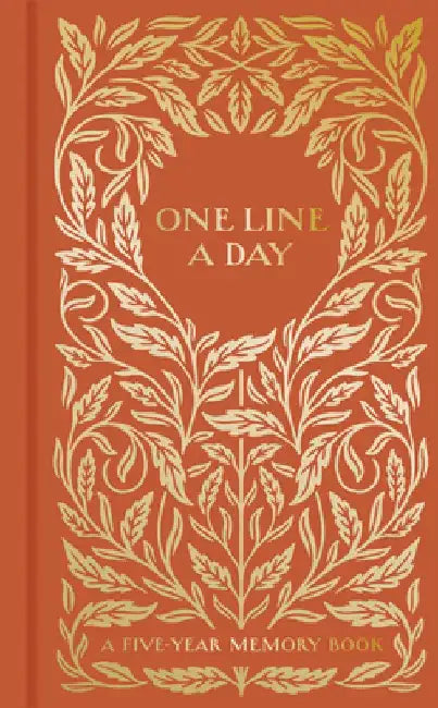 Gilded One Line a Day: A Five-Year Memory Book by Dana Tanamachi