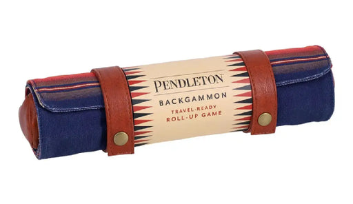 Pendleton Serape Pattern Backgammon: Travel-Ready Roll-Up Game by Pendleton Woolen Mills