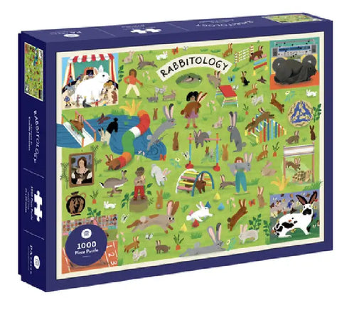 Rabbitology 1000 Piece Puzzle by Camilla Pintonato