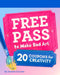 Free Pass to Make Bad Art: 20 Coupons for Creativity by Jeanetta Gonzales