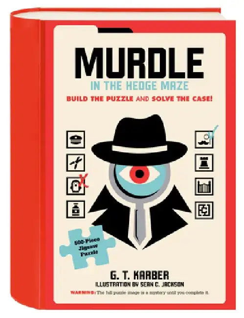 Murdle in the Hedge Maze 500-Piece Jigsaw Puzzle by G. T. Karber