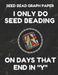 Seed Bead Graph Paper: Book for Designing Seed Beading Patterns, 8.5 by 11 Inches, Large Size, Funny Days Black Cover by Seed Beading Essentials