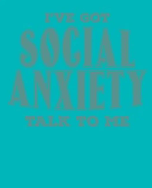 I've Got Social Anxiety Talk to Me by Paul Doodles