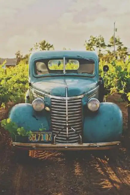 Vintage Car Americana Graph Paper by Rockabilly Essentials