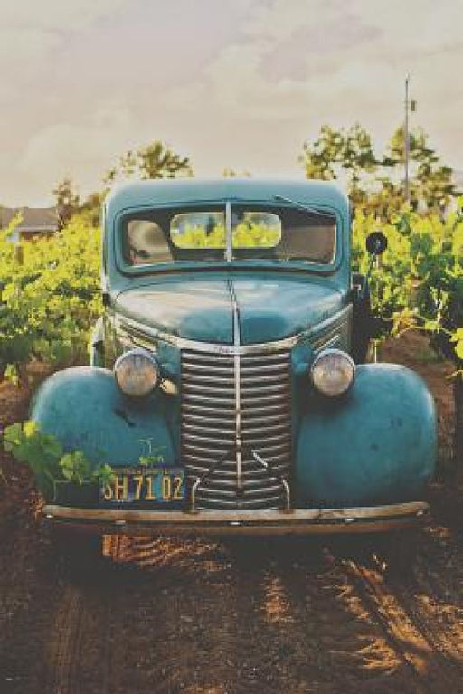 Vintage Car Americana Graph Paper by Rockabilly Essentials