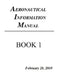 Aeronautical Information Manual: Book 1 by Federal Aviation Administration