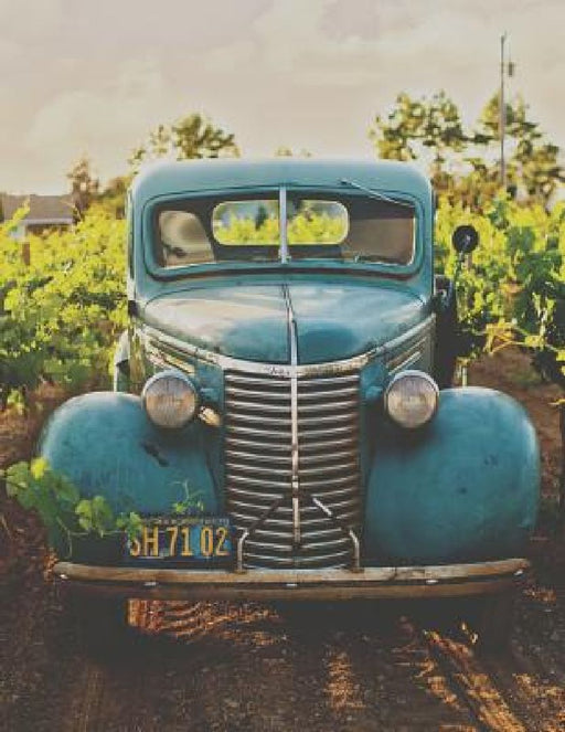 Vintage Car Americana Chemistry Book: Small Hexagon Paper by Rockabilly Essentials