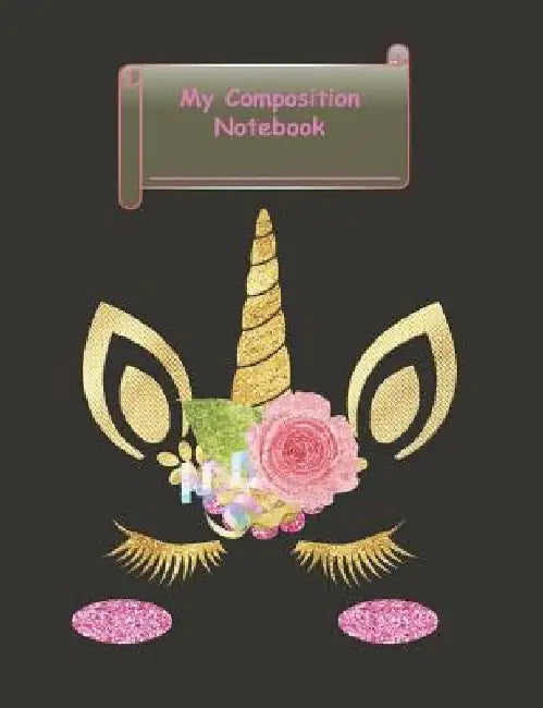 My Composition Notebook: Wide Ruled Notebook For Writing and Drawing. Great For Kids And Adults Who Like To Multitask While Learning. Alternati by Studio J. Books