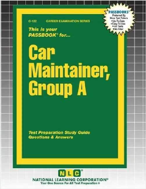 Car Maintainer, Group A by Passbooks