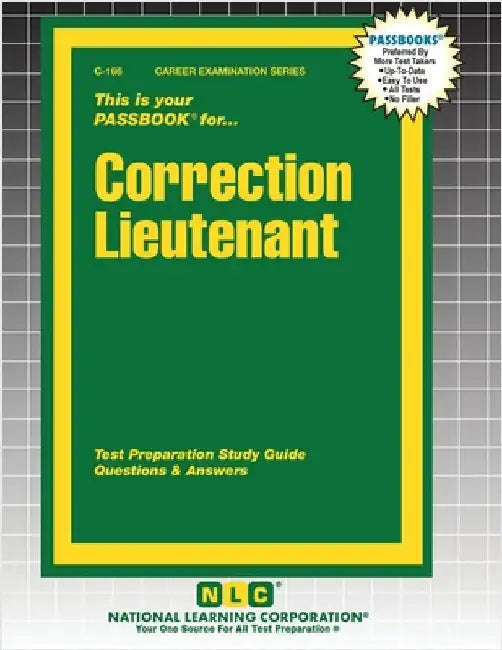 Correction Lieutenant by Passbooks