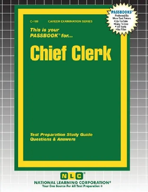 Chief Clerk by Passbooks