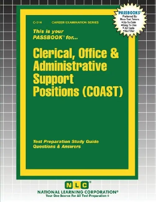 Clerical, Office & Administrative Support Positions (COAST) by Passbooks