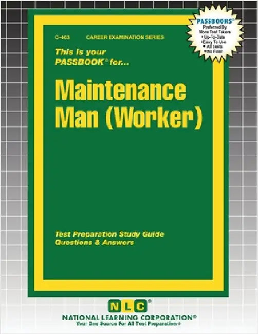 Maintenance Man (Worker) by Passbooks