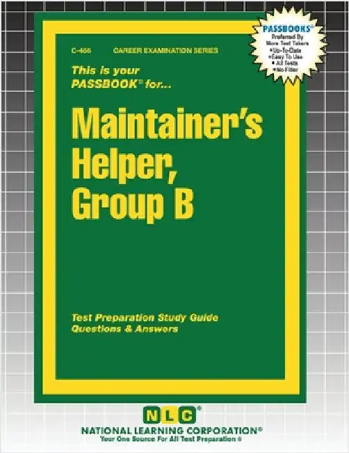 Maintainer's Helper, Group B by Passbooks