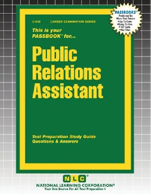 Public Relations Assistant by Passbooks