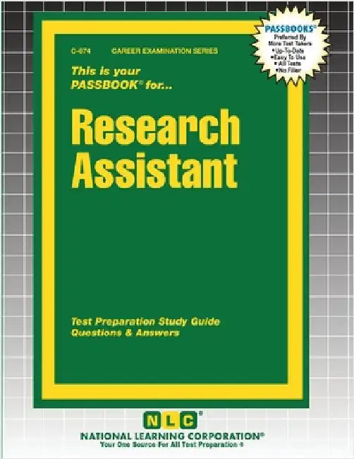 Research Assistant by Passbooks