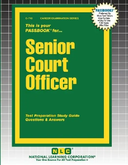 Senior Court Officer by Passbooks