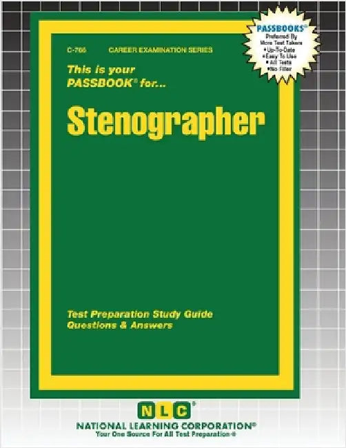 Stenographer by Passbooks