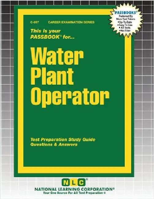 Water Plant Operator by Passbooks