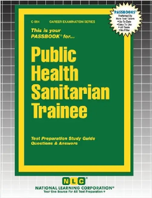 Public Health Sanitarian Trainee by Passbooks
