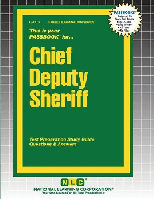 Chief Deputy Sheriff by Passbooks