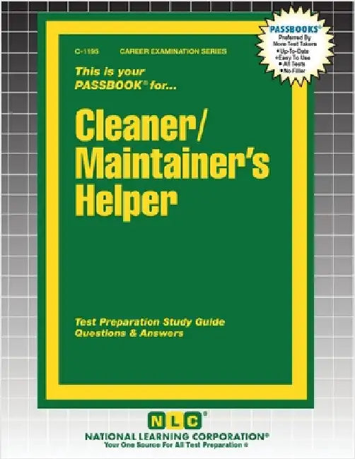 Cleaner/Maintainer's Helper by Passbooks