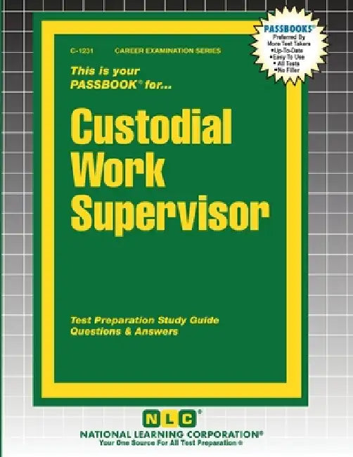 Custodial Work Supervisor by Passbooks