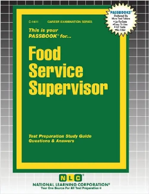 Food Service Supervisor by Passbooks