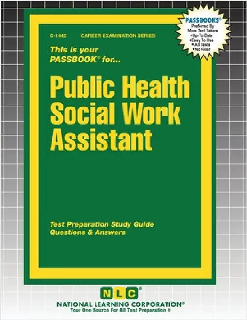 Public Health Social Work Assistant by Passbooks