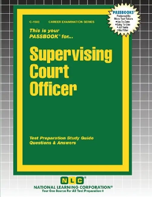 Supervising Court Officer by Passbooks