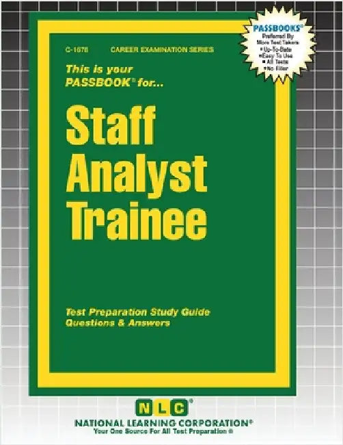 Staff Analyst Trainee by Passbooks