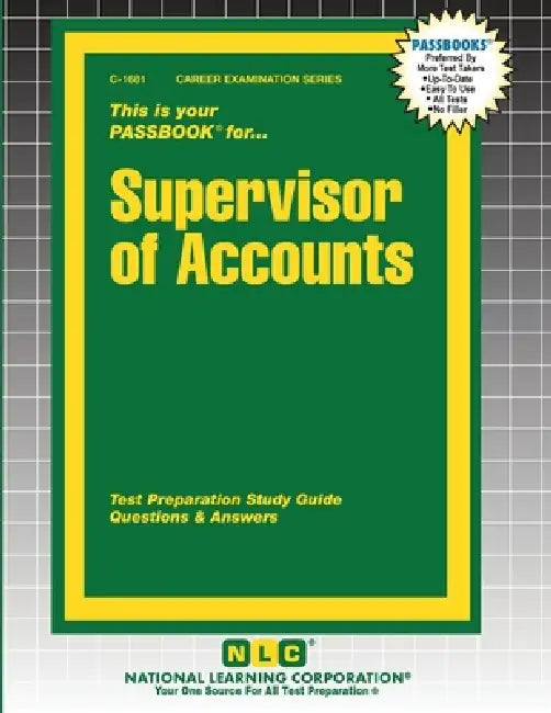 Supervisor of Accounts by Passbooks