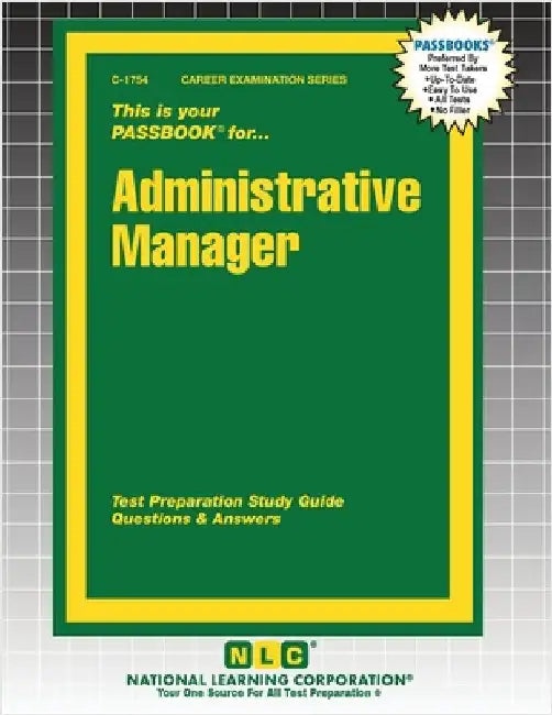 Administrative Manager by Passbooks
